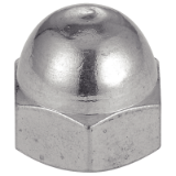 Reference 62605 - Machined Hexagon domed cap nut nfe 27453 - Stainless steel A2
