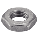 Reference 64624 - Low Hexagon nut fine pitch thread DIN 439 - Stainless steel A4