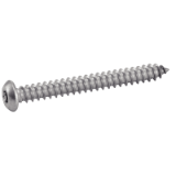 Reference 62810 - Button head security tapping screw six lobe recess with pin - Stainless steel A2