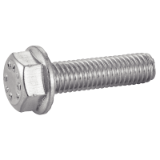 Reference 62107 - Hexagon head with flange screw - DIN 6921 - Stainless steel A2