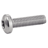 Reference 62231 - Pan head machine screw six lobe recess - DIN 7985 - Stainless steel