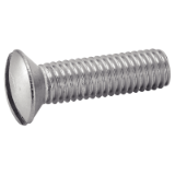 Reference 64209 - Slotted raised countersunk head machine screw - ISO 2010 - Stainless steel A4