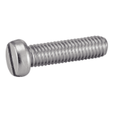 Reference 64210 - Slotted cheese head machine screw - DIN 84 - Stainless steel A4