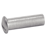 Reference 64626 - Female porthole screw nfe 25129  - Stainless steel A4