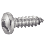 Reference 62402 - Pan head tapping screw form C soltted and square recess - Stainless steel A2