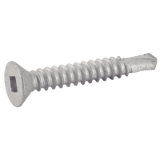 Reference 62442 - Countersunk head self drilling screw square recess - DIN 7504 O - aisi 410