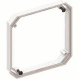 9908.68 - Upper frame for flush mounted junction boxes, quadratic.