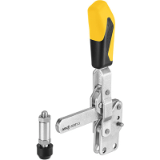 AMF 6806Y - Vertical acting toggle clamp with solid arm and vertical base