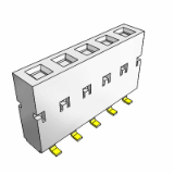 68402 - Receptacle, 2.54mm Vertical Single Row, Surface Mount