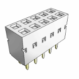 68683 - Receptacle, 2.54mm Vertical Double Row, Surface Mount