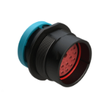 AHDP04-24-18-BRA - Receptacle, 24-18 Pos, Pin/Socket Contact, Normal/Reduced Dia Seal, Backshell Ring Adapter, AHDP Series