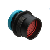 AHDP04-24-23-BRA - Receptacle, 24-23 Pos, Pin/Socket Contact, Reduced/Standard Seal, Backshell Ring Adapter, AHDP Series