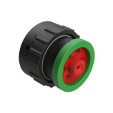 AHDP06-24-07-BRA - Plug, 24-07 Pos, Pin/Socket Contact, Normal Seal, Backshell Ring Adapter, AHDP Series