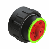 AHDP06-24-07-SRA - Plug, 24-07 Pos, Pin/Socket Contact, Normal Seal, AHDP Series