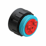 AHDP06-24-09 - Plug, 24-09 Pos, Pin/Socket Contact, Reduced Dia. Seal, AHDP Series