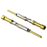 MP20W23XX - AQUARIUS, Pin Contact, Size 2, Machined ,Gold ,Wire Range 0.34 - 0.40 mm ,22 - 20 AWG