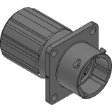 RTS012N10PHEC03 - Square Flange Receptacle