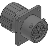 RTS012N10SHEC03 - Square Flange Receptacle