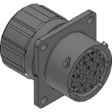 RTS014N19SHEC03 - Square Flange Receptacle