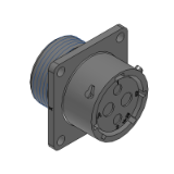 RTS014N2S03 - Square Flange Receptacle