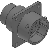 RTS014N3P03 - Square Flange Receptacle