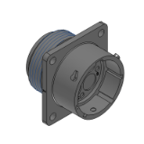 RTS016N4P03 - Square Flange Receptacle