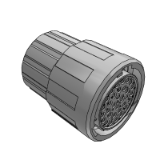 RTS6BS18N32SHEC03 - Ecomate, Plug, End Cap, 32POS, Socket Contact, Size 18