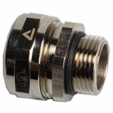 ISO straight fitting,Compact, male,nickel plated brass - Sealtite Fittings