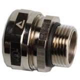 ISO straight fitting,Compact, male, NM nickel plated brass - Sealtite Fittings