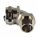 NPT 90° fitting,Compact, male,nickel plated brass - Sealtite Fittings