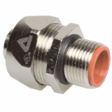 ISO straight fitting,male, nickel plated brass - Sealtite Fittings