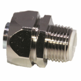 NPT straight fitting,male, nickel plated brass - Sealtite Fittings