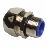 PG straight fitting,male, nickel plated brass - Sealtite Fittings