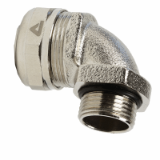 ISO 90° fitting,Compact, male, IP 65 nickel plated brass - Multitite fittings