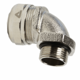 ISO 90° fitting,Compact, male, IP 68 nickel plated brass - Multitite FCE-LFHB