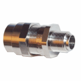IEC-Ex ATEX gland BAC-316 NPT, barrier, EPDM, EMC nickel plated brass - ATEX cable glands