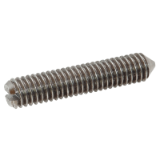 Modèle 210263 - Slotted set screw with cone point - Stainless steel A1 - DIN 553 - ISO 7434