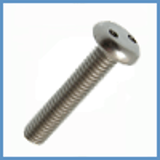 Modèle 222804 - Metric thread pan head security screw "Snake eyes" - Stainless steel A2