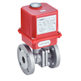 Modèle 50313 - 2 pieces ball valve with ISO flanges (58269) with IP65 electric actuator (50835)