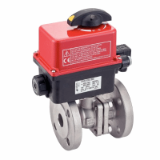 Modèle 50338 - 2 pieces ball valve with ANSI flanges (58268) with Failsafe IP66 electric actuator (50841)
