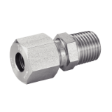 Model 5415 - Male straight union - Stainless steel 316 Ti - DIN 2353