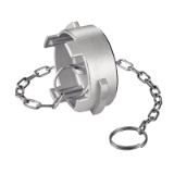 Model 5542 - Lockable plug with chain - NBR gasket - Stainless steel 316 - Aluminium