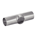 Model 61221 - Extruded tee - Stainless steel 304 - 316L