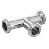 Modèle 61223 - Tee with 3 male ends - Stainless steel 304 - 316L
