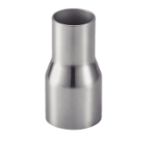 Model 61225 - Concentric reducer with straight ends - Stainless steel 316L
