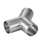 Model 61234 - 90° Y part - Stainless steel 316L