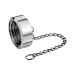 Modèle 62119 - Blank nut with chain - Stainless steel 304
