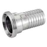 Model 62124 - Hose male part - Stainless steel 316L