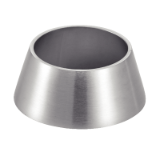 Model 62224 - Satin polished concentric reducer - Stainless steel 316L