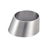Model 62229 - Satin polished eccentric reducer - Stainless steel 316L